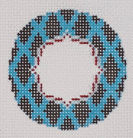 Geometric Monogram Round