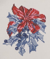 Blue Holly with Red Bow