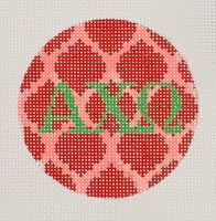 Alpha Chi Omega Round Insert