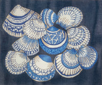 Blue and White Shells
