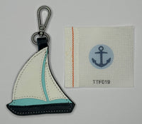 Boat Keychain with Insert