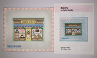 Christmas Village Bakery with stitch guide
