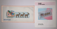 Christmas Village Sleigh with stitch guide