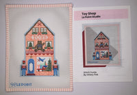 Christmas Village Toy Shop with stitch guide