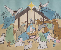 Nativity with stitch guide
