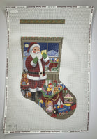 Santa Packing the Sleigh Stocking