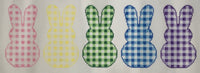 5 Gingham Bunnies