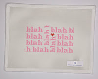 Blah Blah Blah Pink Clutch