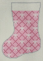 Pink Bow Mini Sock