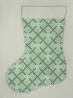 Green Bow Mini Sock