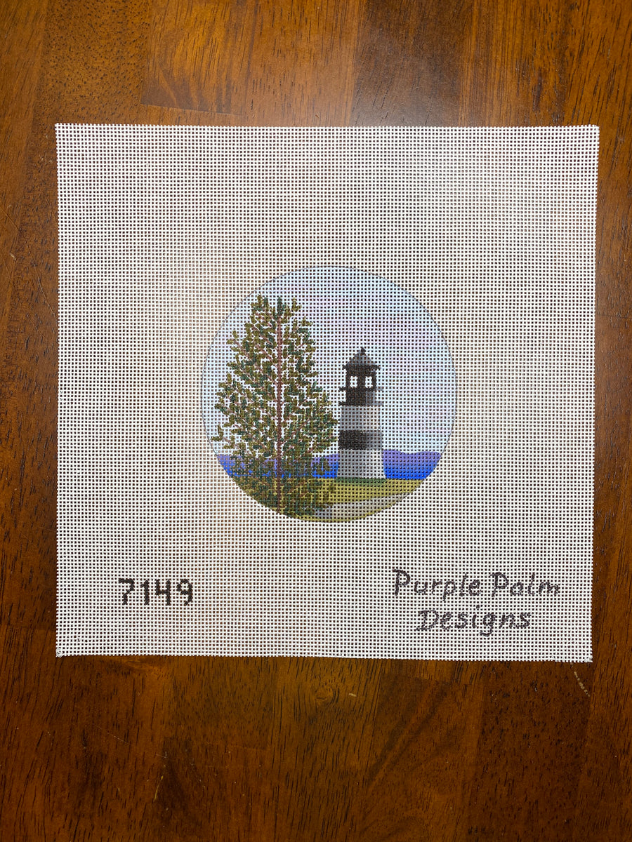 Cape Disappointment Lighthouse Needlepoint Destashing