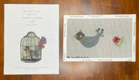 Birds in Bloom - Poppy Bird with stitch guide