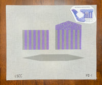 Purple/Gray Mini Purse