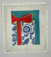 Present with Blue Floral
