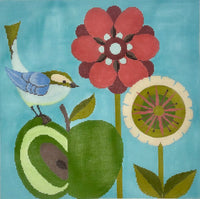 Bird and Apple
