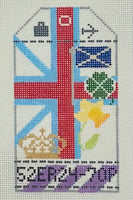 Her Majesty Platinum Retro Travel Tag
