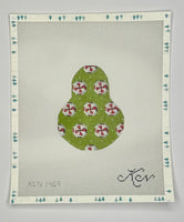 Peppermint Candies on Anjou Pear
