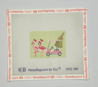 Flamingo Golf Cart (print)
