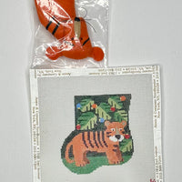 Stuffed Mini Sock: Tiger