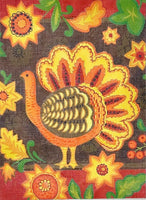 Folk Art Turkey with stitch guide
