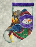 Snowman Fire Mini Sock
