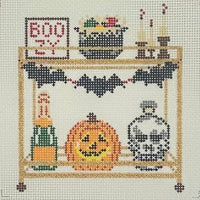 Halloween Bar Cart

