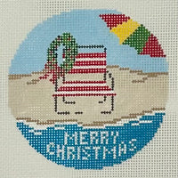 Christmas Beach Chair
