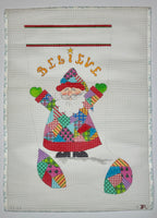 Believe Santa Stocking
