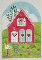 Valentines House - Mailbox House with stitch guide
