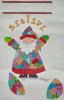 Believe Santa Stocking
