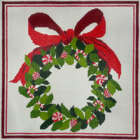Red Candy Wreath
