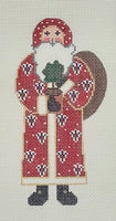 Santa w/ Topiary - Red
