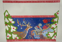 Woodland Animals Stocking Cuff
