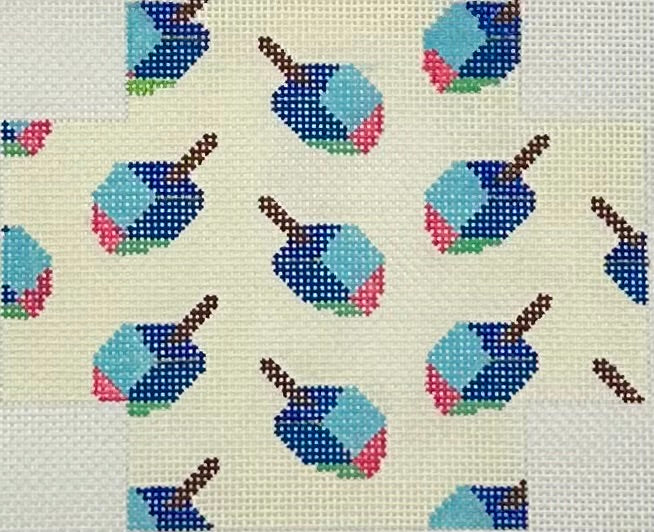 Dreidel Package with stitch guide