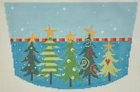 Stocking Cuff - Trees
