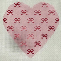 Pink Mini Bows Heart
