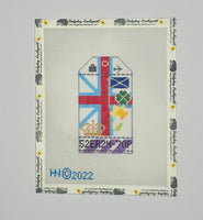 Her Majesty Platinum Retro Travel Tag
