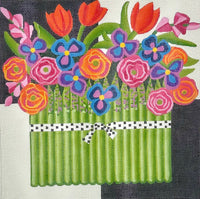 Violets and Asparagus
