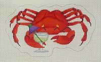 Crab with Drink
