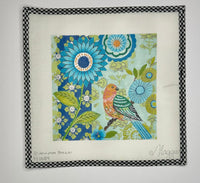 Jardin Bleu Orange Bird
