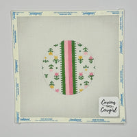 Pink Candy Stripe Round
