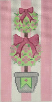 Pink Topiary Eyeglass Case
