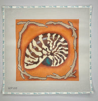 Nautilus on Orange
