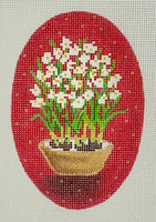 Paperwhites in Gold Bowl
