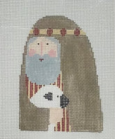 Shepherd with Sheep with stitch guide

