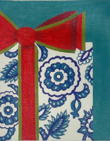 Present with Blue Floral
