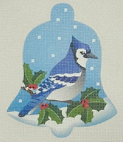 Blue Jay Snow Bell (print)
