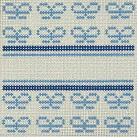 Blue Bows Monogram Insert
