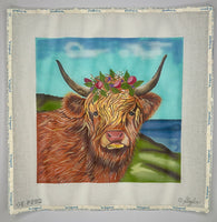 Cow with Flowers
