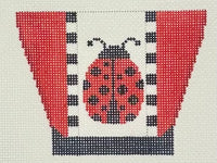 Ladybug Mini Tote Ornament
